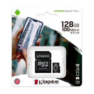 Tarjeta Micro SD Kingston 128GB Clase 10
